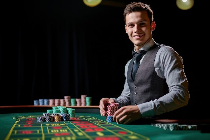 Mobile view of a live-dealer blackjack table on pulsa777 login