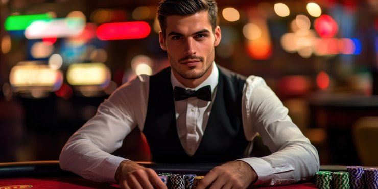 Live Teen Patti dealer studio with multi-camera setup streamed on pulsa777 login